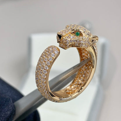 [Royal Jewelry]PANTHERE PINK GOLD DIAMOND RING