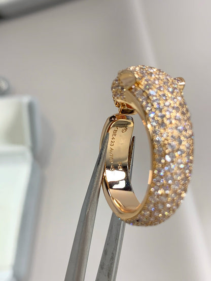 [Royal Jewelry]PANTHERE PINK GOLD DIAMOND RING