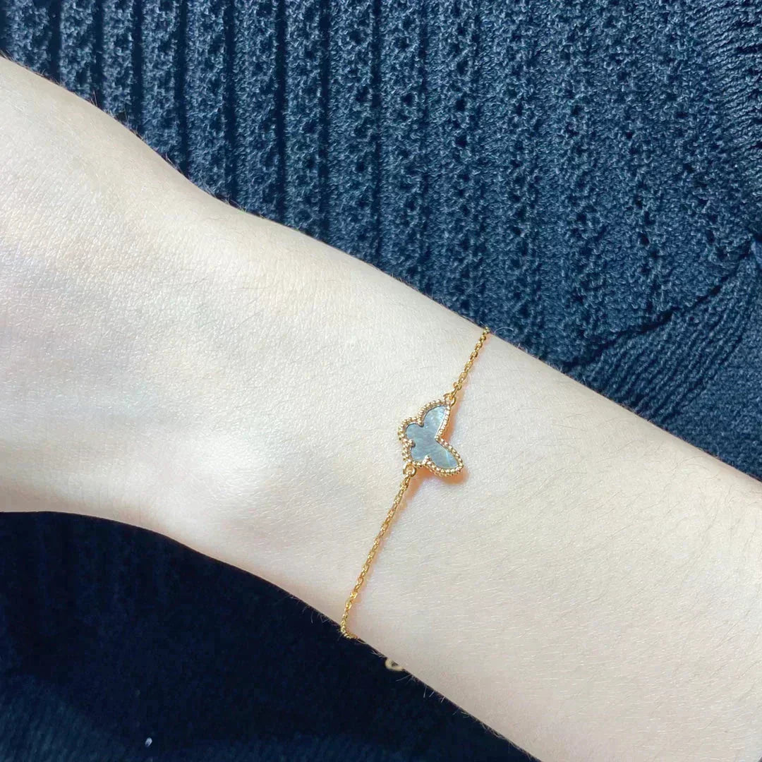 [Royal Jewelry]BUTTERFLY DARK MOP BUTTERFLY BRACELET
