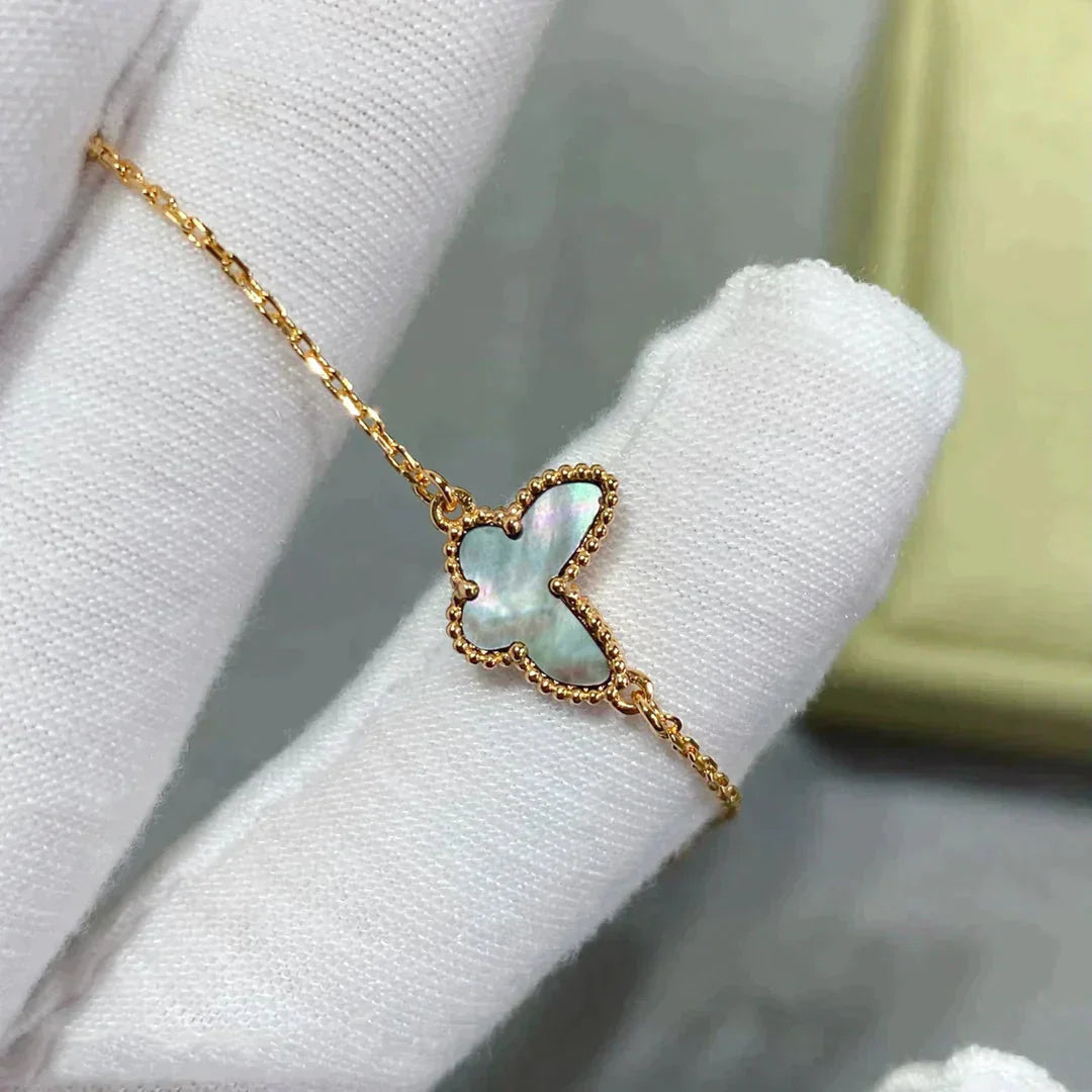 [Royal Jewelry]BUTTERFLY DARK MOP BUTTERFLY BRACELET