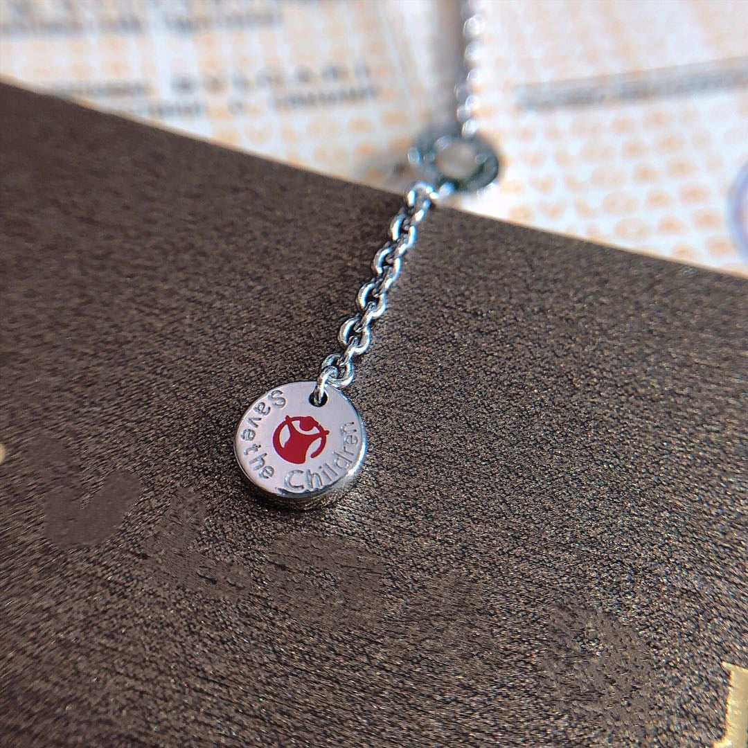 [Royal Jewelry]ZERO 1 BLACK CERAMIC SILVER NECKLACE