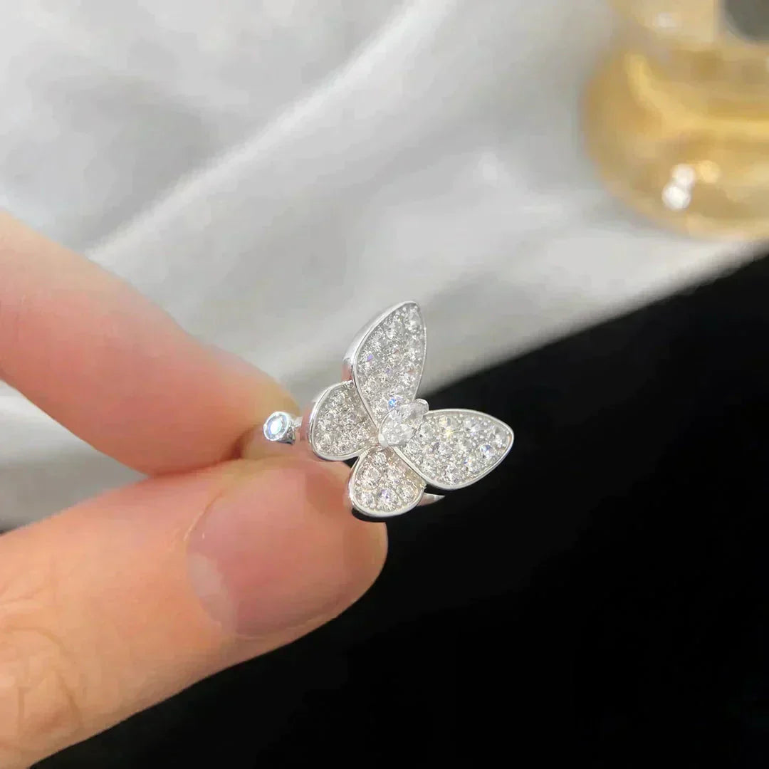 [Royal Jewelry]BUTTERFLY DIAMOND RING