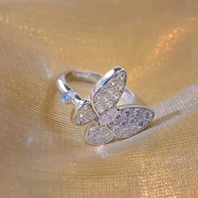 [Royal Jewelry]BUTTERFLY DIAMOND RING