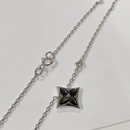 [Royal Jewelry]STAR BLACK MOP NECKLACE