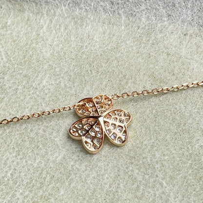 [Royal Jewelry]FLOWER DIAMOND NECKLACE