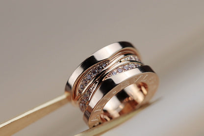[Royal Jewelry]ZERO 1 PINK GOLD DIAMOND NECKLACE