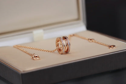 [Royal Jewelry]ZERO 1 PINK GOLD NECKLACE