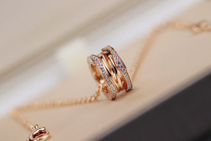 [Royal Jewelry]ZERO 1 PINK GOLD NECKLACE