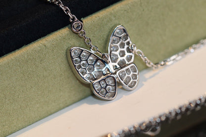 [Royal Jewelry]BUTTERFLY DIAMOND NECKLACE