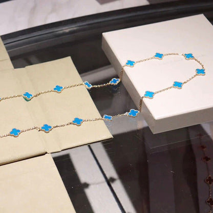 [Royal Jewelry]CLOVER 20 MOTIFS TURQUOISE GOLD