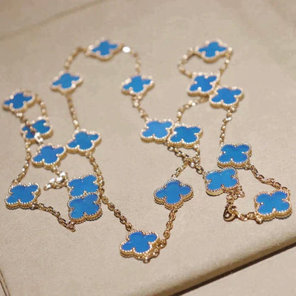 [Royal Jewelry]CLOVER 20 MOTIFS TURQUOISE GOLD