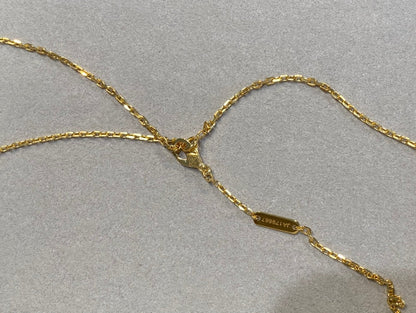 [Royal Jewelry]CLOVER 25MM NECKLACE GOLD CARNELIAN