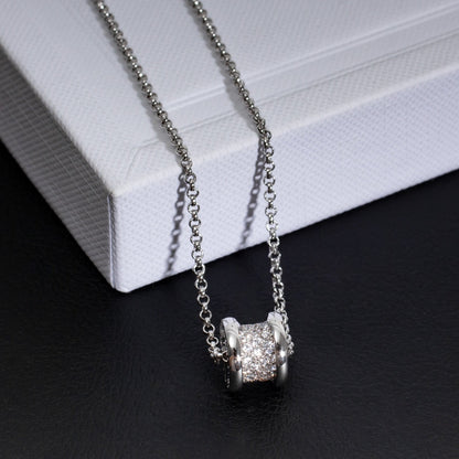 [Royal Jewelry]ZERO 1 SILVER DIAMOND NECKLACE