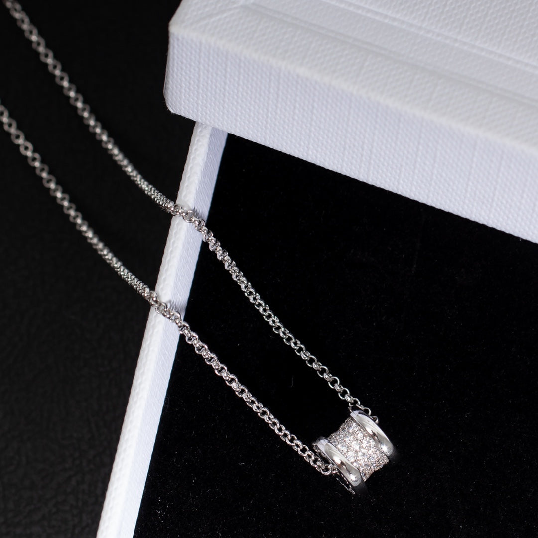[Royal Jewelry]ZERO 1 SILVER DIAMOND NECKLACE