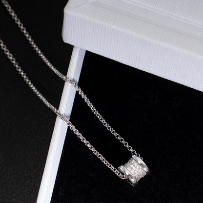[Royal Jewelry]ZERO 1 SILVER DIAMOND NECKLACE