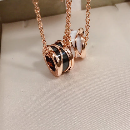 [Royal Jewelry]ZERO 1 FOUR BAND PINK GOLD CERAMIC