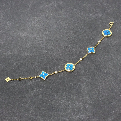 [Royal Jewelry]STAR AND SUN TURQUOISE 4 MOTIFS 3 DIAMONDS