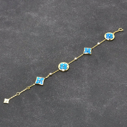 [Royal Jewelry]STAR AND SUN TURQUOISE 4 MOTIFS 3 DIAMONDS