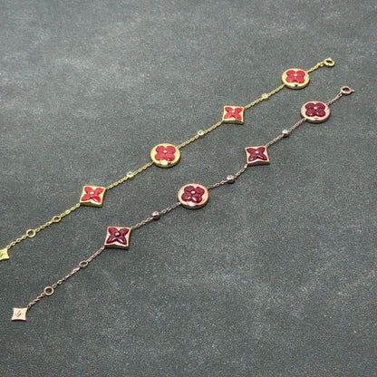 [Royal Jewelry]STAR AND SUN CARNELIAN 4 MOTIFS 3 DIAMONDS