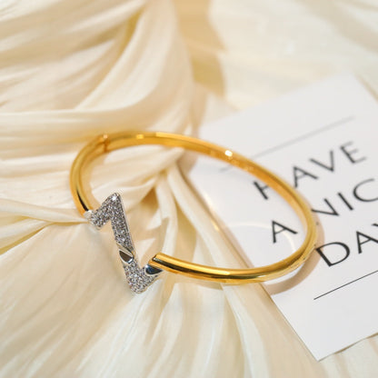[Royal Jewelry]VOLTE UPSITE DOWN GOLD DIAMOND BRACELET