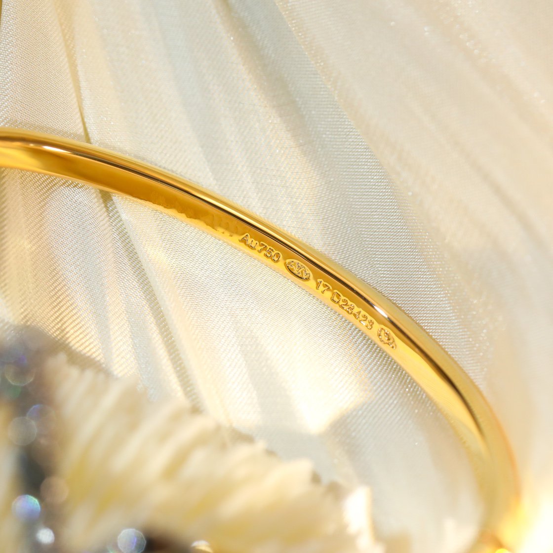 [Royal Jewelry]VOLTE UPSITE DOWN GOLD DIAMOND BRACELET