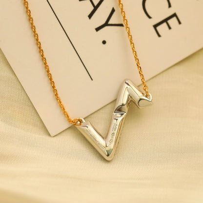 [Royal Jewelry]VOLT SILVER DIAMOND PEDANT NECKLACE