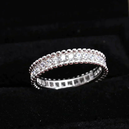 [Royal Jewelry]PERLEE DIAMOND SILVER RING