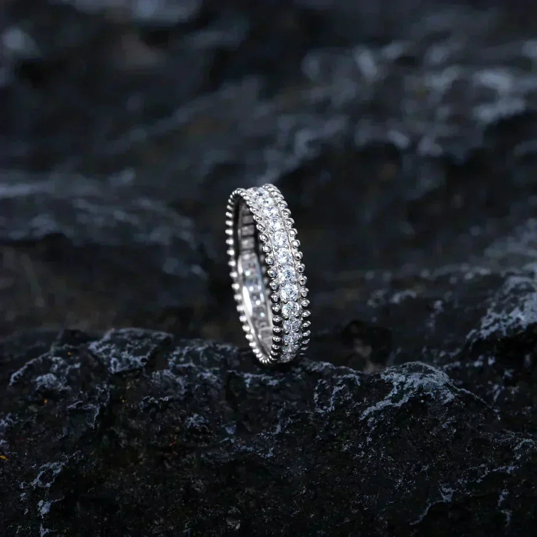 [Royal Jewelry]PERLEE DIAMOND SILVER RING