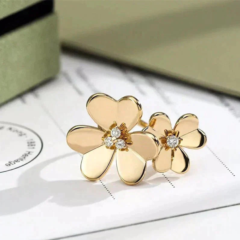 [Royal Jewelry]CLOVER COMOS GOLD DIAMOND RING