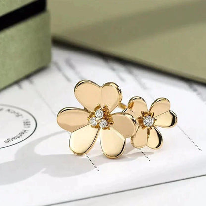 [Royal Jewelry]CLOVER COMOS GOLD DIAMOND RING
