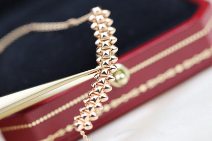 [Royal Jewelry]CLASH PINK GOLD NECKLACE