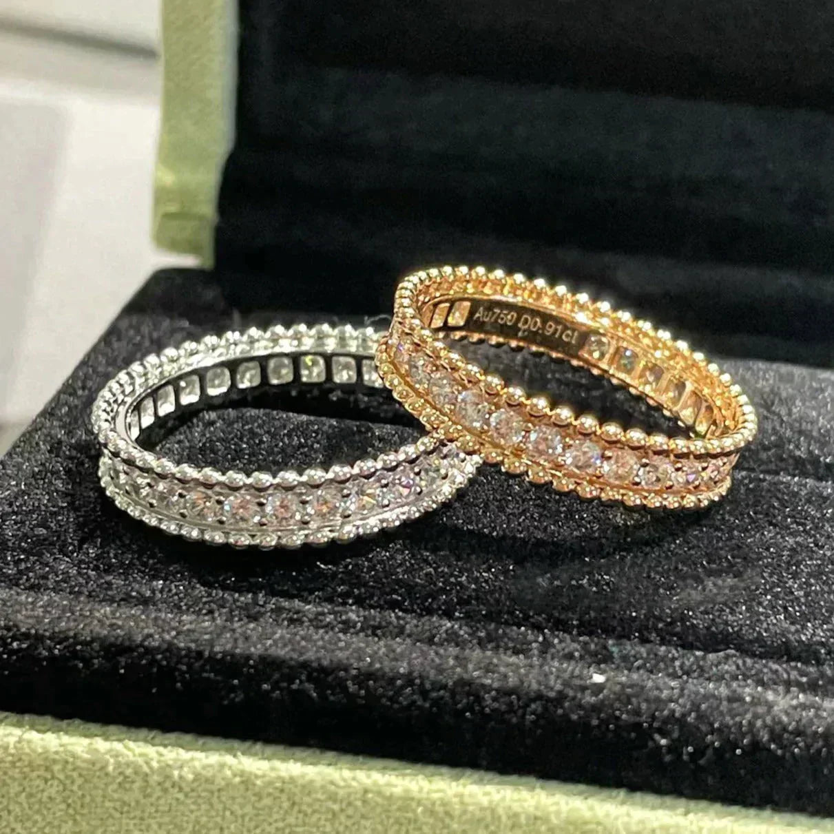 [Royal Jewelry]PERLEE DIAMOND ROSE GOLD RING