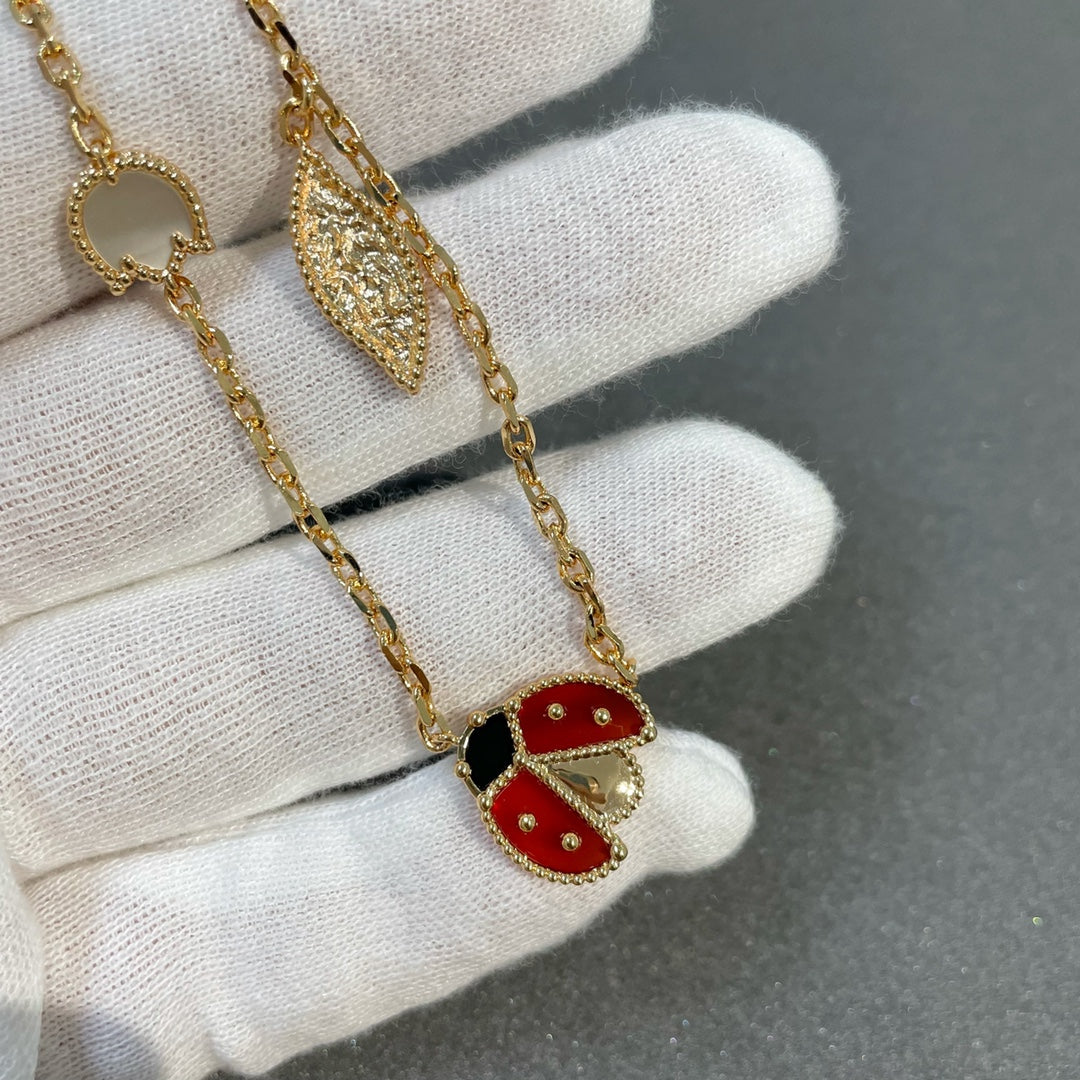 [Royal Jewelry]LUCKY SPRING 15 MOTIFS GOLD NECKLACE