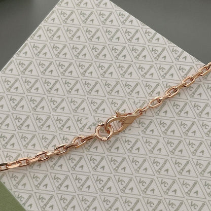 [Royal Jewelry]LUCKY SPRING 15 MOTIFS ROSE GOLD NECKLACE