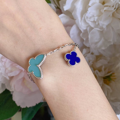 [Royal Jewelry]LUCKY SPRING SILVER BRACELET 4 MOTIF