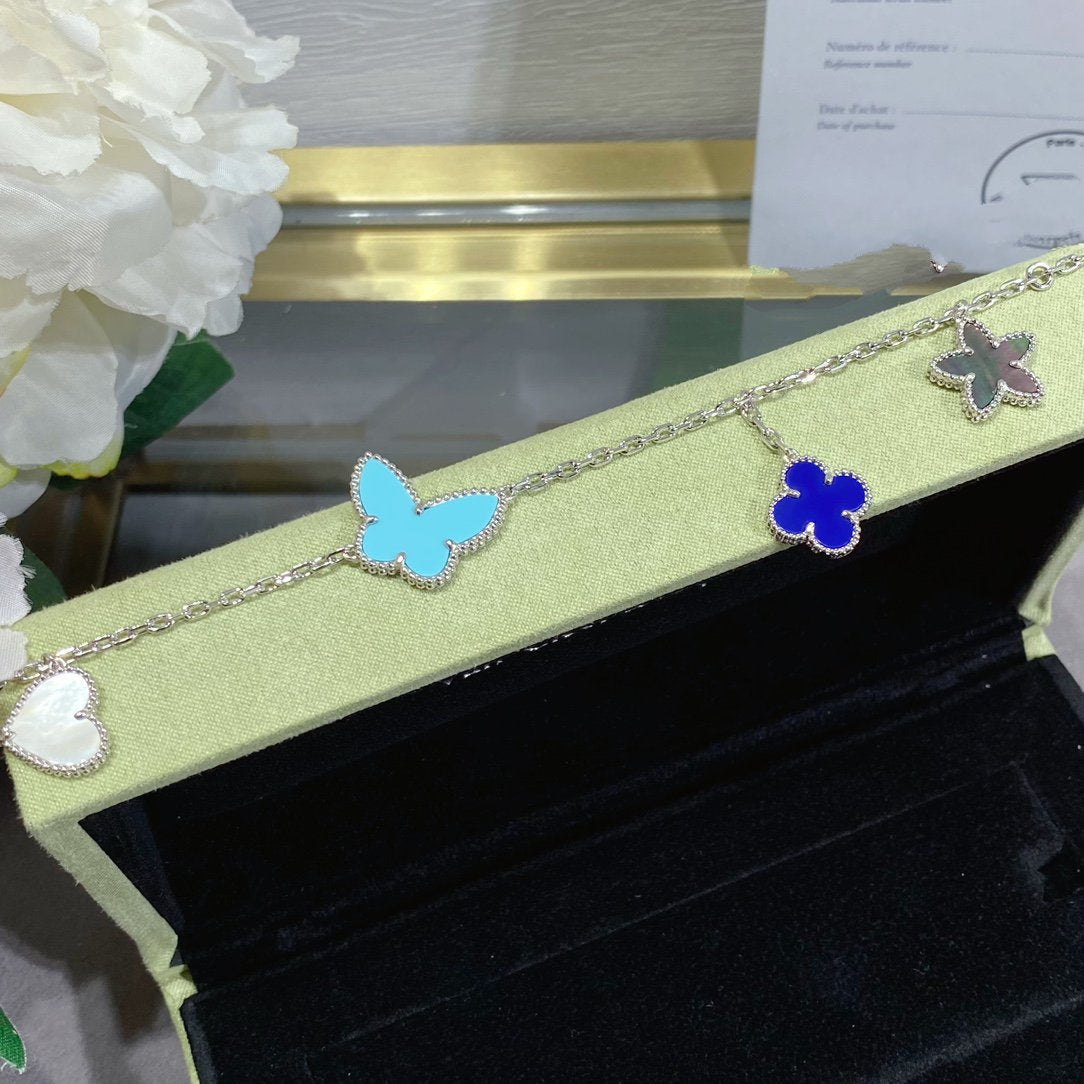 [Royal Jewelry]LUCKY SPRING SILVER BRACELET 4 MOTIF