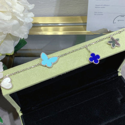 [Royal Jewelry]LUCKY SPRING SILVER BRACELET 4 MOTIF