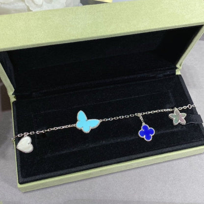 [Royal Jewelry]LUCKY SPRING SILVER BRACELET 4 MOTIF