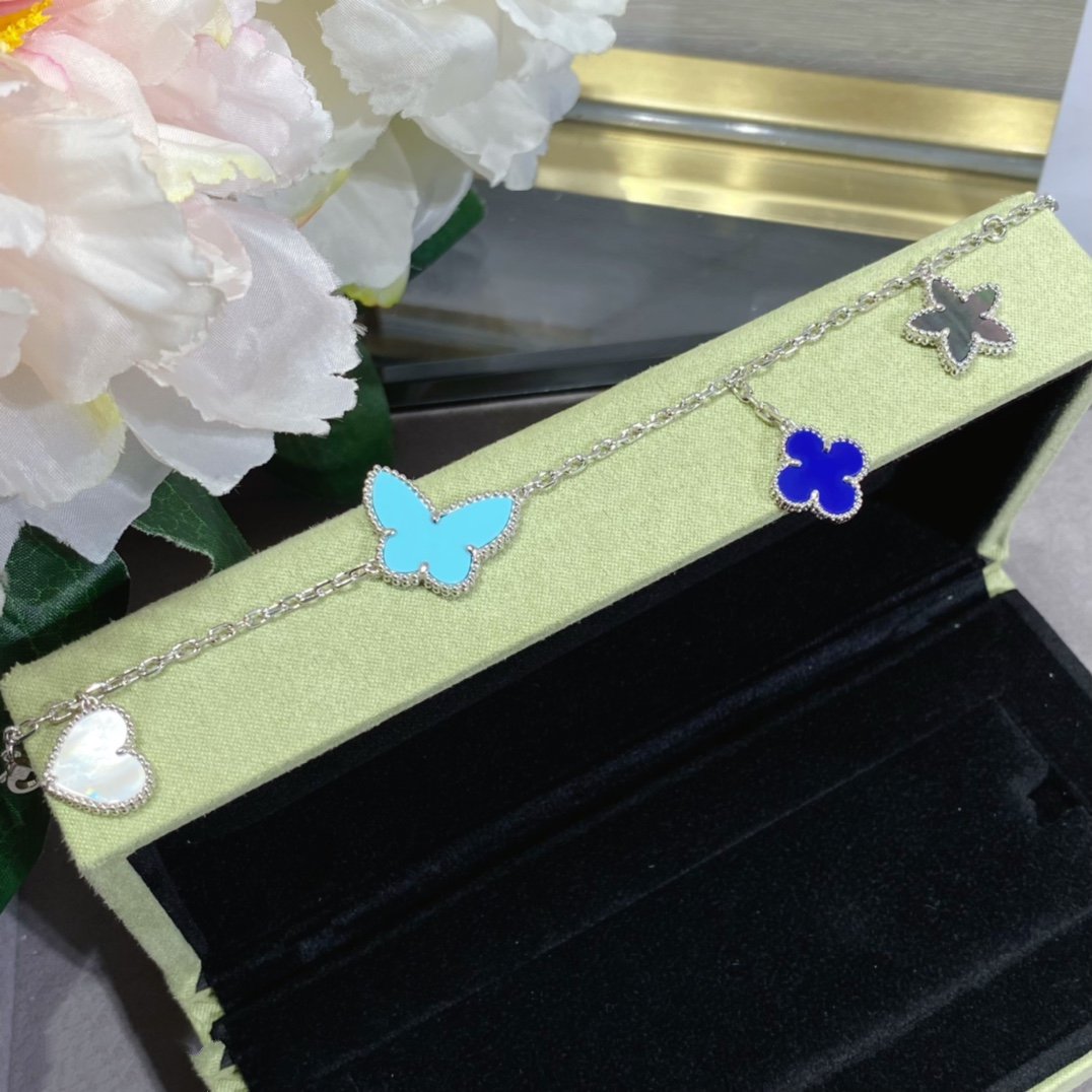 [Royal Jewelry]LUCKY SPRING SILVER BRACELET 4 MOTIF