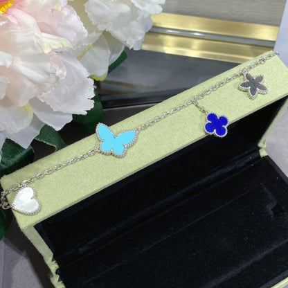 [Royal Jewelry]LUCKY SPRING SILVER BRACELET 4 MOTIF