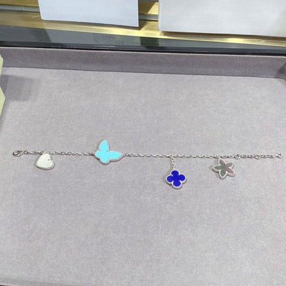 [Royal Jewelry]LUCKY SPRING SILVER BRACELET 4 MOTIF