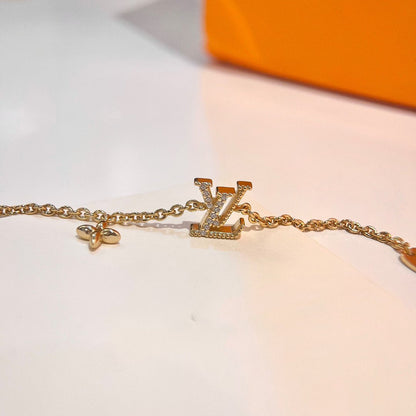 [Royal Jewelry]LOGO STAR MOTIF GOLD BRACELET
