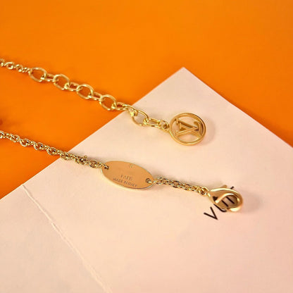 [Royal Jewelry]LOGO STAR MOTIF GOLD BRACELET
