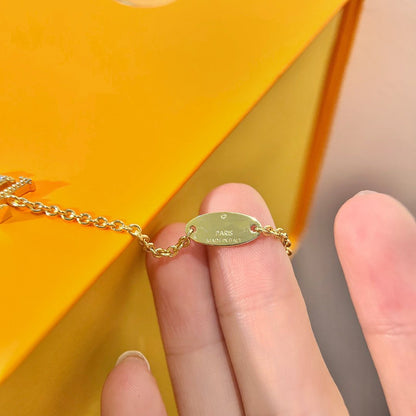 [Royal Jewelry]LOGO STAR MOTIF GOLD BRACELET