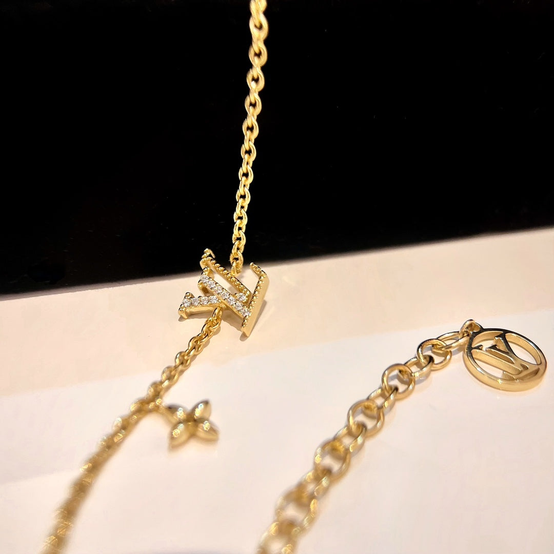 [Royal Jewelry]LOGO STAR MOTIF GOLD BRACELET