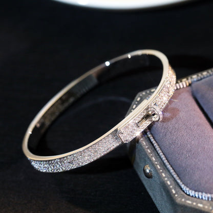 [Royal Jewelry]KELLY BRACELET DIAMOND PAVED
