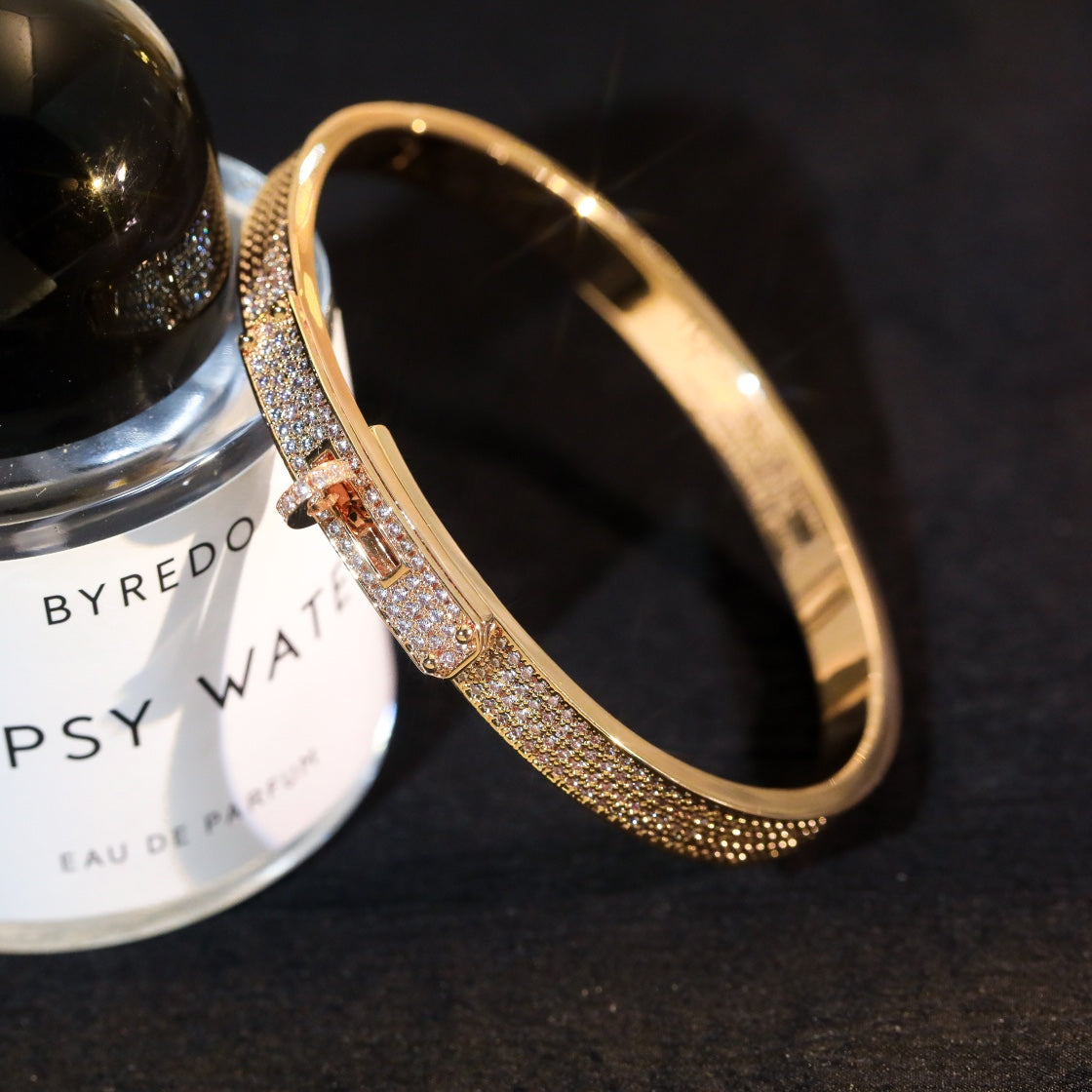 [Royal Jewelry]KELLY BRACELET DIAMOND PAVED