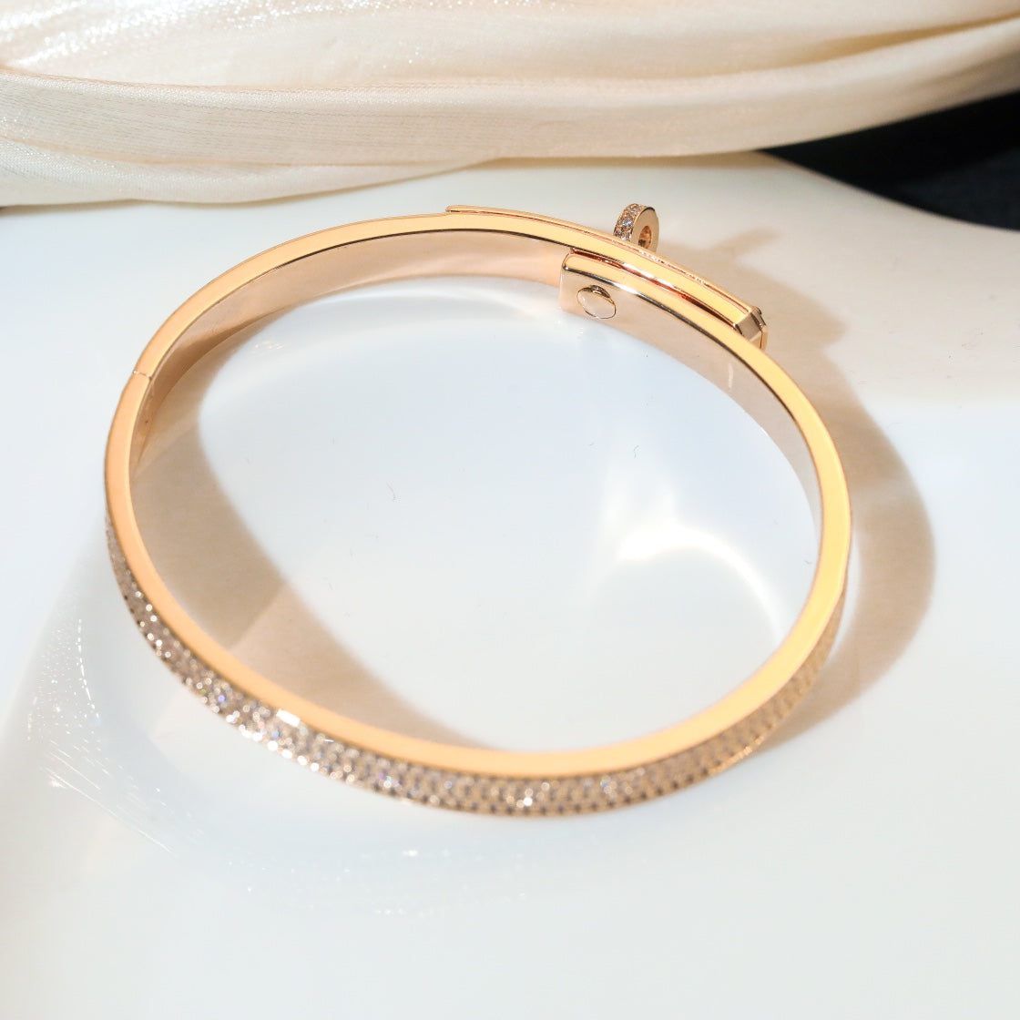[Royal Jewelry]KELLY BRACELET DIAMOND PAVED