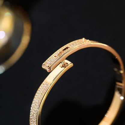 [Royal Jewelry]KELLY BRACELET DIAMOND PAVED