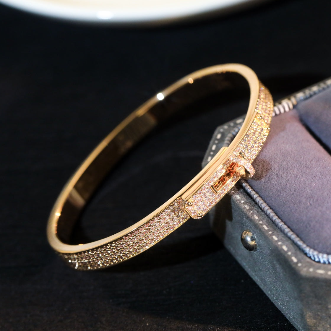 [Royal Jewelry]KELLY BRACELET DIAMOND PAVED